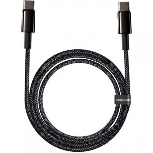 Baseus Tungsten Gold Type-C to Type-C 100W 2m Black (CATWJ-A01)