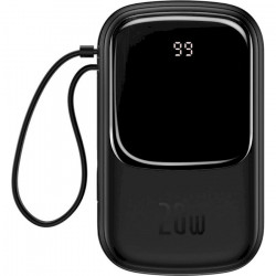 Baseus Qpow Digital Display Quick Charging Power Bank 20W 20000 mAh Black (PPQD-H01)