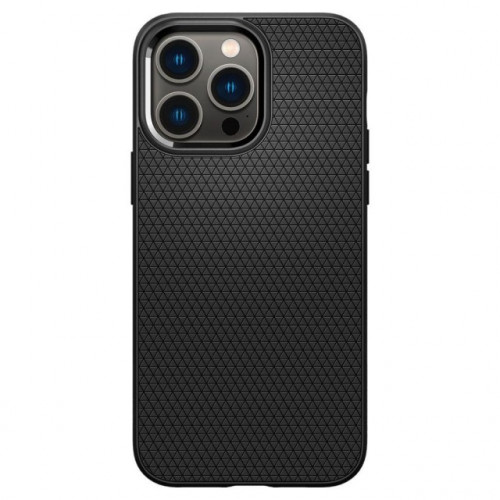 Чехол-накладка (силиконовый) Apple iPhone 14 Pro Max Spigen Liquid Air Black (ACS04813)
