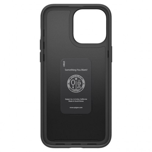 Чохол-накладка (силіконовий) Apple iPhone 14 Pro Max Spigen Thin Fit Black (ACS04766)