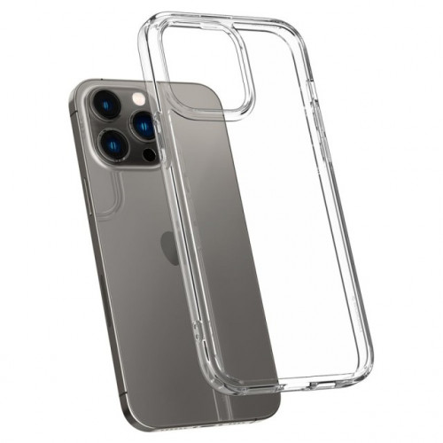 Чохол-накладка (силіконовий) Apple iPhone 14 Pro Max Spigen Ultra Hybrid Crystal Clear (ACS04816)