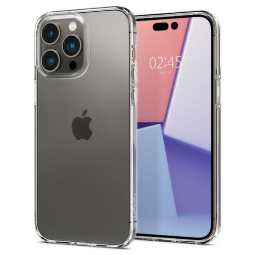 Чехол-накладка (силиконовый) Apple iPhone 14 Pro Spigen Liquid Crystal Clear (ACS04953)