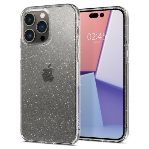 Чехол-накладка (силиконовый) Apple iPhone 14 Pro Spigen Liquid Crystal Glitter (ACS04954)