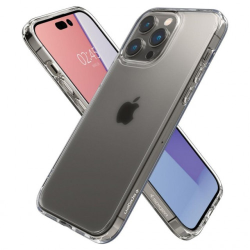 Чехол-накладка (силиконовый) Apple iPhone 14 Pro Spigen Ultra Hybrid Frost Cleare (ACS04967)