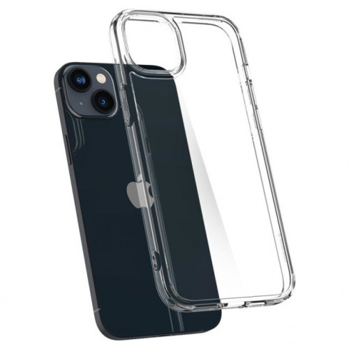 Чехол-накладка (силиконовый) Apple iPhone 14 Spigen Ultra Hybrid Crystal Clear (ACS05040)