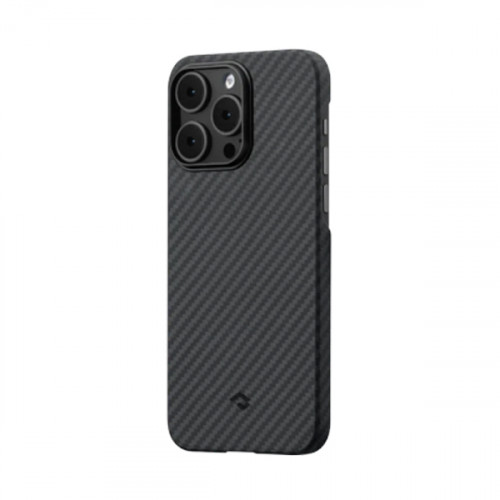 Чехол-накладка (карбоновый) Apple iPhone 14 Pro Pitaka MagEZ Case 3 Twill 1500D Black/Grey (KI1401P)