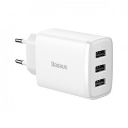 Baseus Compact 17W 3 USB White (CCXJ020102)