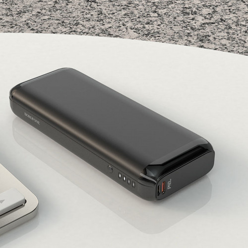 Borofone Power Bank 20000 mAh Incredible PD 20W QC 3.0 18W USB + Typ-C Black