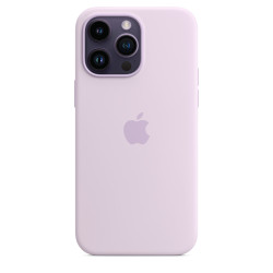 Чохол-накладка (силіконовий) для iPhone 14 Pro Max Silicone Case with MagSafe High Copy Lilac