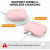Чехол-накладка (силиконовый) Apple AirPods Pro 2 AhaStyle Silicone Case with strap Pink (X003E43NGX)