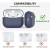 Чехол-накладка (силиконовый) Apple AirPods Pro 2 AhaStyle Silicone Case with strap Midnight Blue (X003E41MYN)