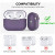 Чехол-накладка (силиконовый) Apple AirPods Pro 2 AhaStyle Silicone Case with strap Dark Purple (X003ECKN77)