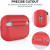 Чехол-накладка (силиконовый) Apple AirPods Pro 2 AhaStyle Silicone Case with strap Red (X003E41MYX)