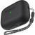 Чехол-накладка (силиконовый) Apple AirPods Pro 2 AhaStyle Silicone Case with strap Black (X003E43NDL)