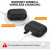 Чехол-накладка (силиконовый) Apple AirPods Pro 2 AhaStyle Silicone Case with strap Black (X003E43NDL)