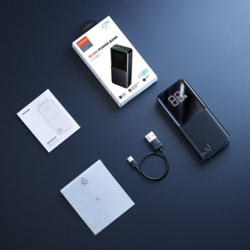 Joyroom LED Display Quick Charge 22.5W 20000 mAh Black (JR-QP192)