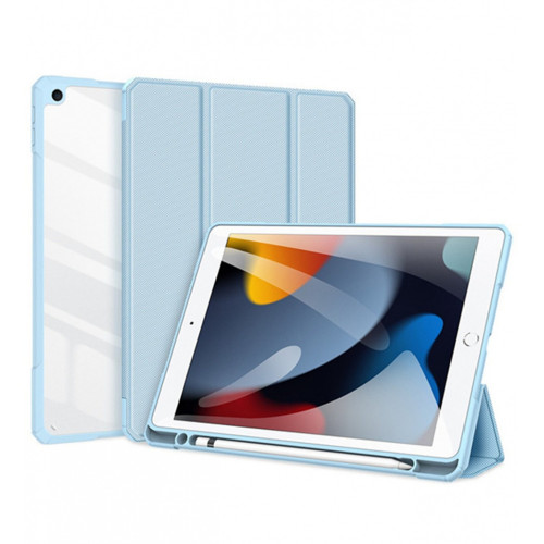 Чохол-книжка (поліуретановий) Apple iPad 10.2" 2019/2020/2021 Dux Ducis Toby Series with Apple Pencil Holder Pink