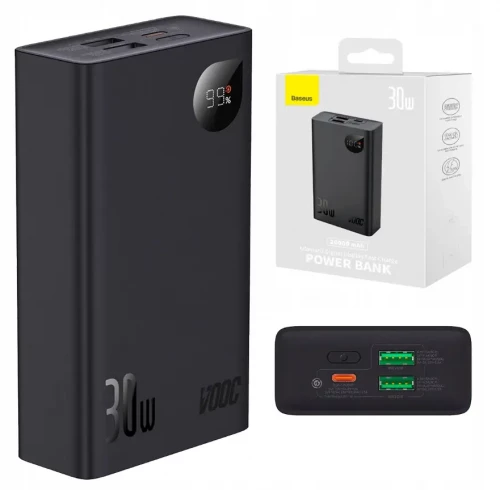 Baseus Adaman 2 20000 mAh 30W Black (PPAD050101)