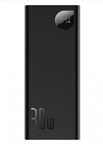 Baseus Adaman Metal Digital Display 20000 mAh 30W Black (PPAD030001)