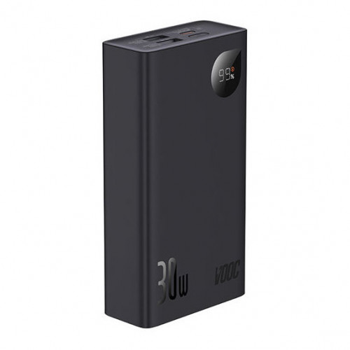 Baseus Adaman Metal Digital Display 20000 mAh 30W Black (PPAD030001)