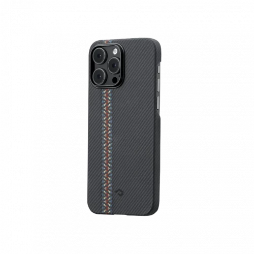 Чехол-накладка (карбоновый) Apple iPhone 14 Pro Pitaka MagEZ Case 3 Fusion Weaving Rhapsody (FR1401P)