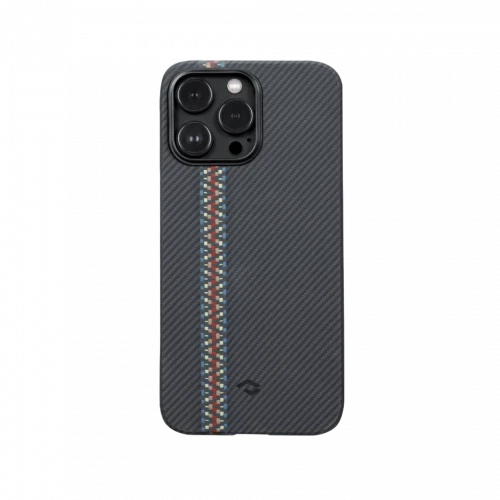 Чехол-накладка (карбоновый) Apple iPhone 14 Pro Max Pitaka MagEZ Case 3 Fusion Weaving Rhapsody (FR1401PM)