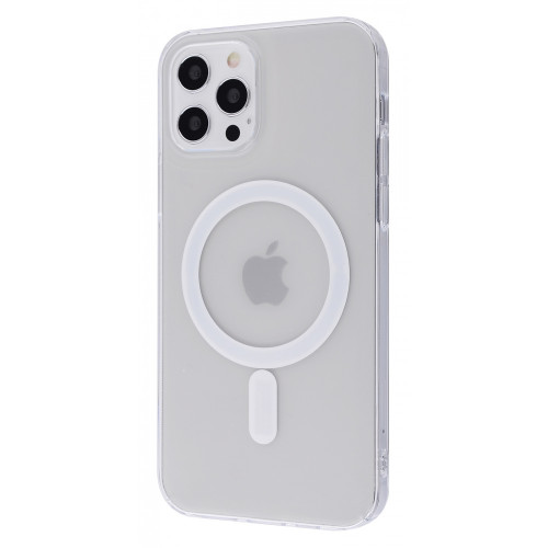 Чехол-накладка (силиконовый) Apple iPhone 12/12 Pro Baseus Crystal Magnetic Transparent