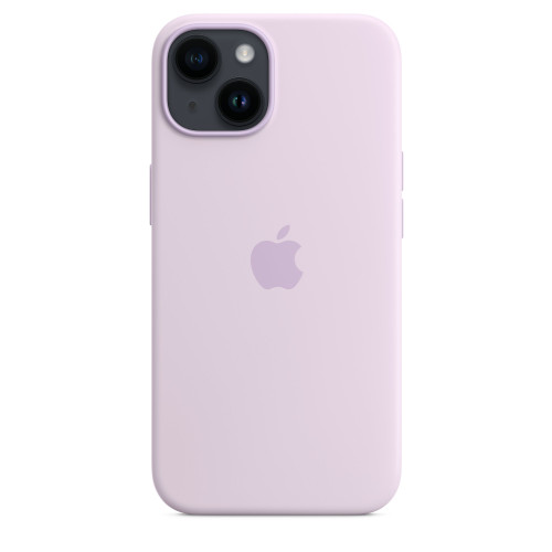 Чехол-накладка (силиконовый) для iPhone 14 Silicone Case with MagSafe High Copy Lilac