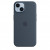 Чехол-накладка (силиконовый) для iPhone 14 Silicone Case with MagSafe High Copy Storm Blue