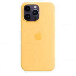 Чохол-накладка (силіконовий) для iPhone 14 Pro Max Silicone Case with MagSafe High Copy Sun Glow
