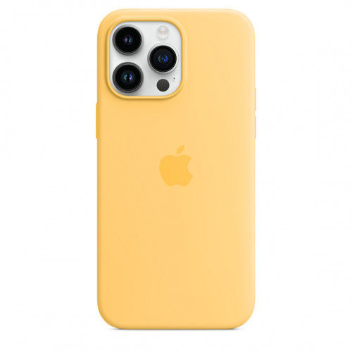 Чехол-накладка (силиконовый) для iPhone 14 Pro Max Silicone Case with MagSafe High Copy Sun Glow