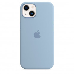 Чехол-накладка (силиконовый) для iPhone 13 Silicone Case High Copy Blue Fog