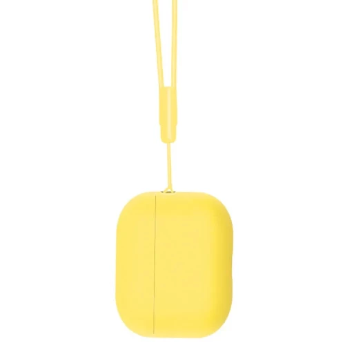 Чехол-накладка (силиконовый) Apple AirPods Pro 2 Silicone Case with strap Yellow