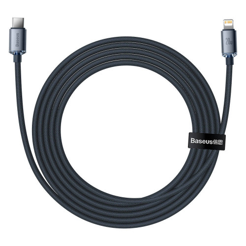 Baseus Crystal Shine Series Type-C to Lightning 20W 1.2m Black (CAJY000201)