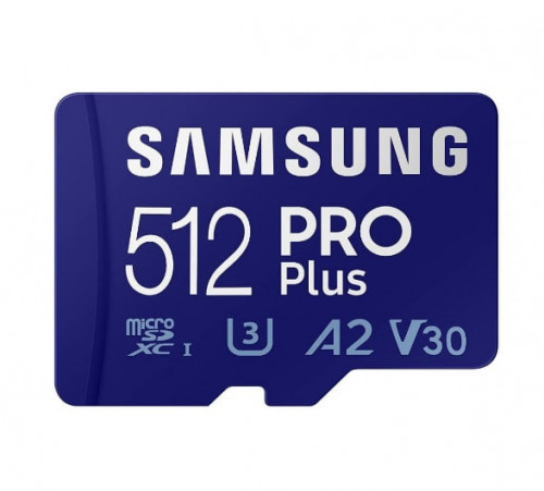Samsung 512 GB microSDXC UHS-I U3 V30 A2 PRO Plus (2021) MB-MD512KA