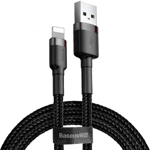 Baseus Cafule Lightning 2.4A 1m Gray/Black (CALKLF-BG1)