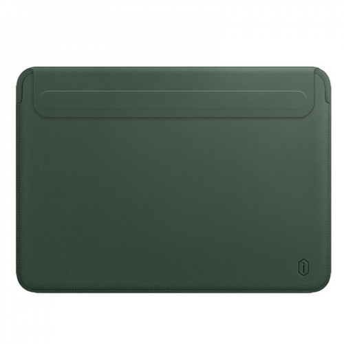 Чехол-папка (кожаный) Apple MacBook Pro 13"/MacBook Air 13" WIWU Skin Pro 2 Leather Sleeve Forest Green