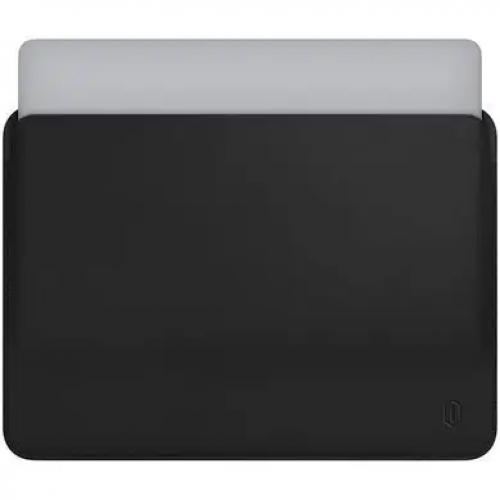 Чехол-папка (кожаный) Apple MacBook Pro 14.2" 2021 WIWU Skin Pro 2 Leather Sleeve Black