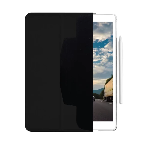 Чехол-книжка (полиуретановый) Apple iPad 10.2" 2019/2020/2021 Macally Protective Case and Stand Black (BSTAND7V2-B)