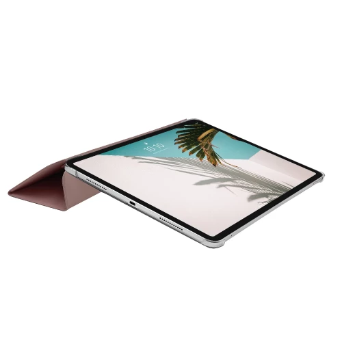 Чехол-книжка (полиуретановый) Apple iPad 10.9" 2022 Macally Protective Case and Stand Pink (BSTAND10-RS)