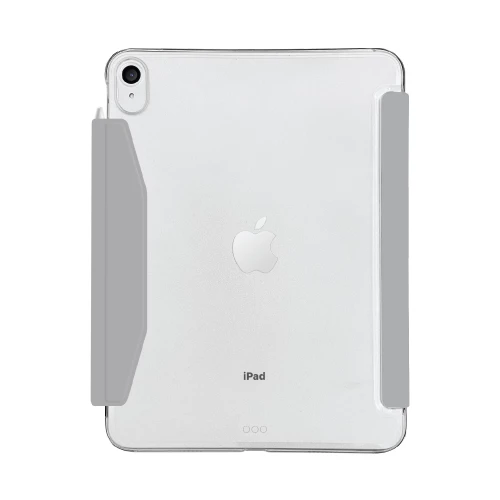 Чохол-книжка (поліуретановий) Apple iPad 10.9" 2022 Macally Protective Case and Stand Grey (BSTAND10-LG)