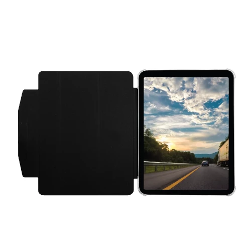 Чехол-книжка (полиуретановый) Apple iPad 10.9" 2022 Macally Protective Case and Stand Black (BSTAND10-B)