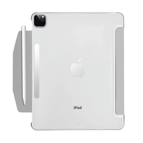 Чехол-книжка (полиуретановый) Apple iPad Pro 11" 2020/2018/Air 10.9" 2020 Macally Protective Case and Stand Grey (BBSTANDP6SA5-LG)