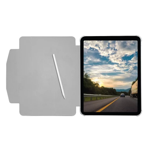 Чехол-книжка (полиуретановый) Apple iPad Pro 11" 2020/2018/Air 10.9" 2020 Macally Protective Case and Stand Grey (BBSTANDP6SA5-LG)