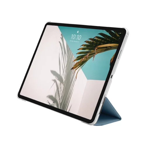 Чехол-книжка (полиуретановый) Apple iPad Pro 11" 2020/2018/Air 10.9" 2020 Macally Protective Case and Stand Blue (BSTANDP6SA5-BL)