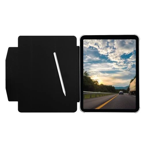 Чехол-книжка (полиуретановый) Apple iPad Pro 11" 2020/2018/Air 10.9" 2020 Macally Protective Case and Stand Black (BSTANDP6SA5-B)