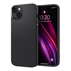 Чохол-накладка (силіконовий) Apple iPhone 14 Spigen Liquid Air Black (ACS05037)