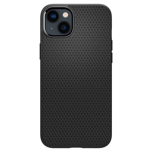 Чехол-накладка (силиконовый) Apple iPhone 14 Spigen Liquid Air Black (ACS05037)