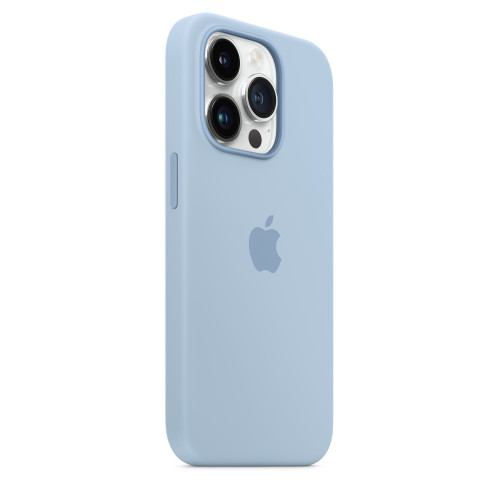 Чехол-накладка (силиконовый) для iPhone 14 Pro Silicone Case with MagSafe High Copy Sky