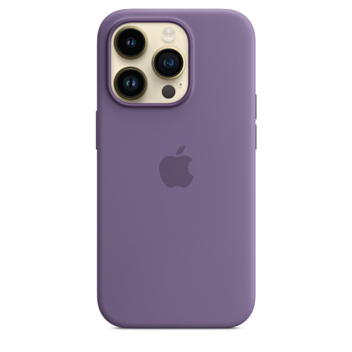 Чехол-накладка (силиконовый) для iPhone 14 Pro Silicone Case with MagSafe High Copy Iris